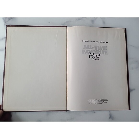 Better Homes and Gardens All-Time Favorite Beef Recipes Hardcover - Picture 2 of 10